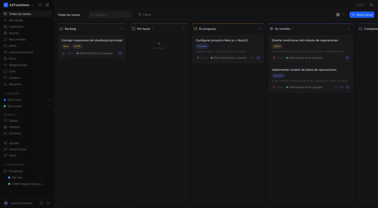 AZF Studio — Proyectos